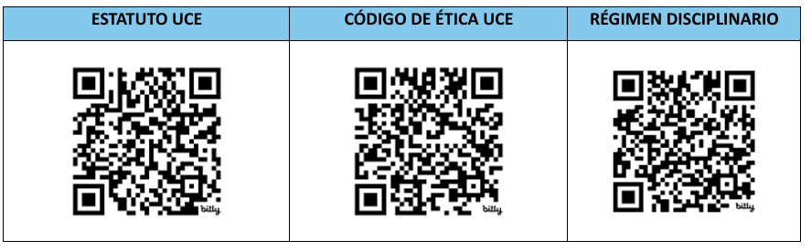 Códigos QR de Documentos Reglamentarios